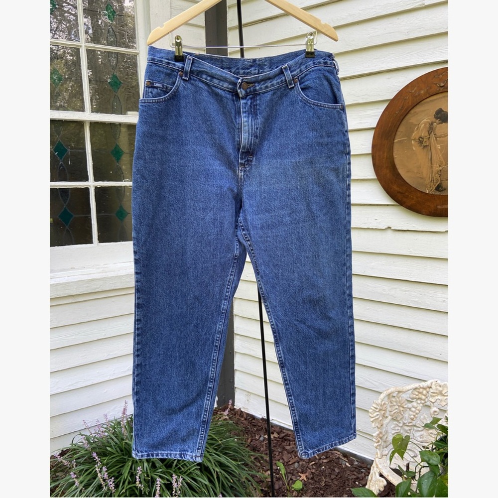 🍄5/$25 Vtg Lee • Tapered High Rise Jeans - Picture 2 of 8